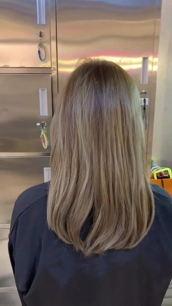 ##Hairsalon ##salon ##haircut 髮型美甲作品