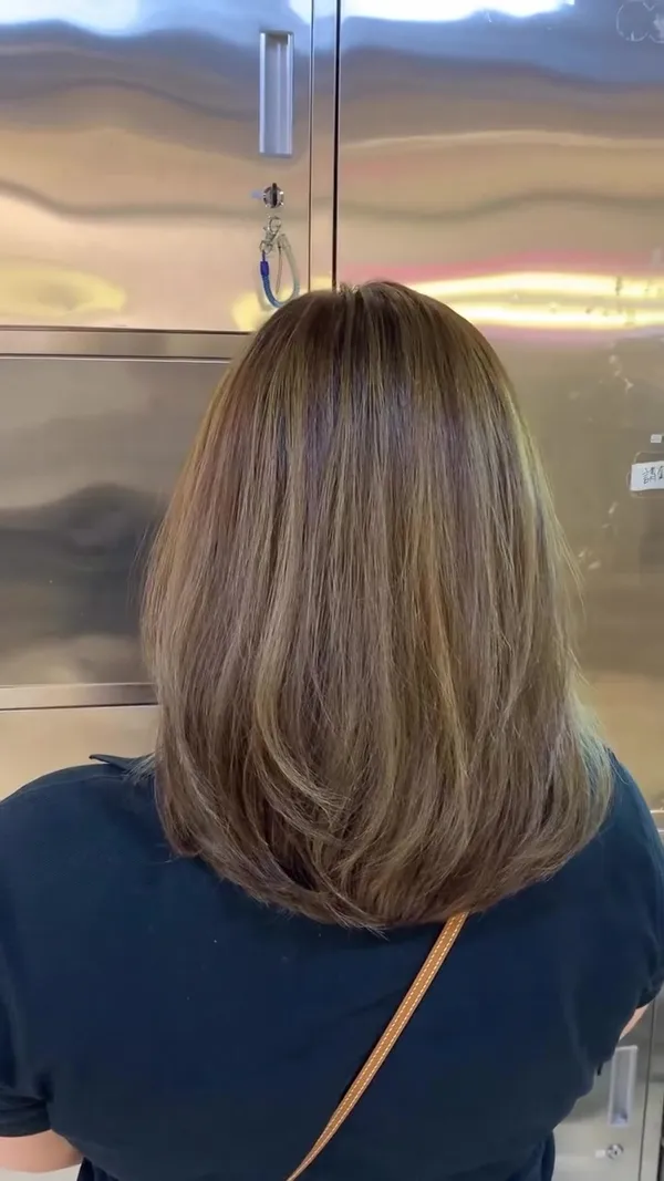 ##Hairsalon ##salon ##haircut 髮型美甲作品