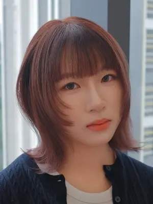 ##LaiChiKokHairSalon ##PinkBrown ##HairColoring 髮型美甲作品