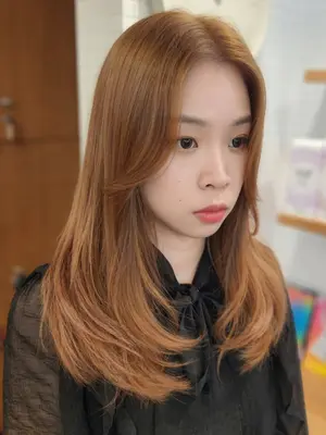 ##Hairstyle ##Highlights ##MatteHairColour 髮型美甲作品