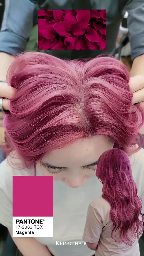 ##Hairstyle ##Highlights ##MatteHairColor 髮型美甲作品