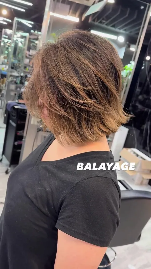 ##balayage ##airtouch ##highlights 髮型美甲作品