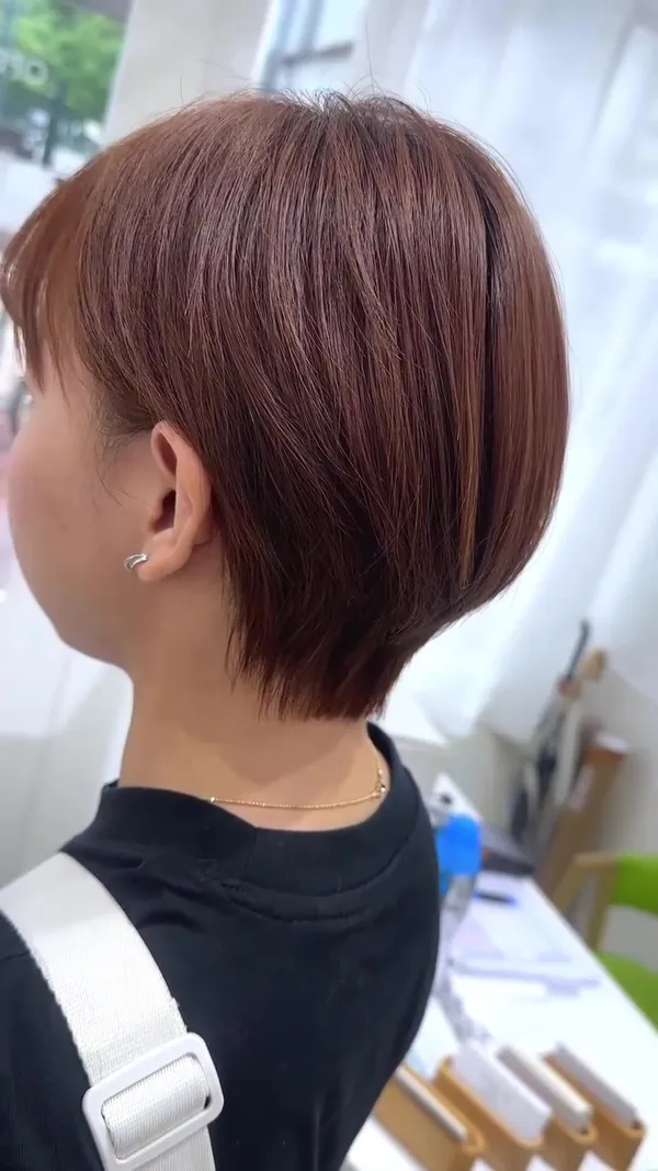 ##haircolor ##hair ##haircut 髮型美甲作品