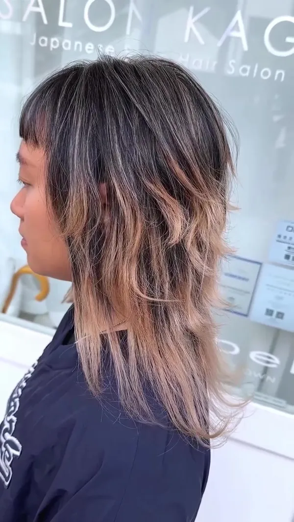 ##haircolor ##hair ##haircut 髮型美甲作品