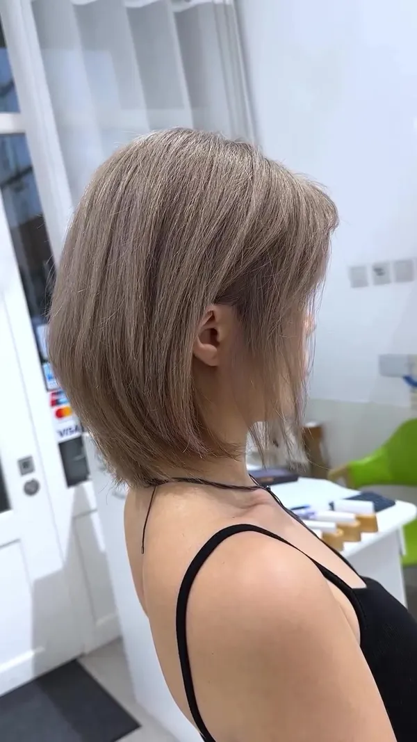 ##haircolor ##hair ##haircut 髮型美甲作品