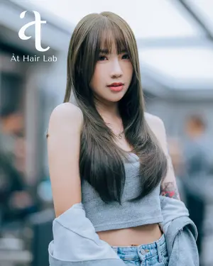 ##AtHairLab ##ArtforHairGroup ##LayeredCut 髮型美甲作品
