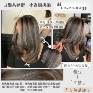 catherine.l_hair ##SheungShuiHairSalon ##GrayHairCoexistence ##Highlights hair & nail work