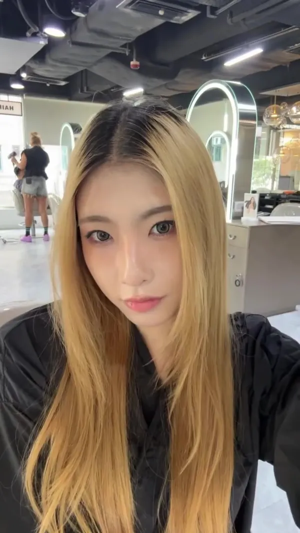 ##HairDye ##Hairstyle ##Transition 髮型美甲作品
