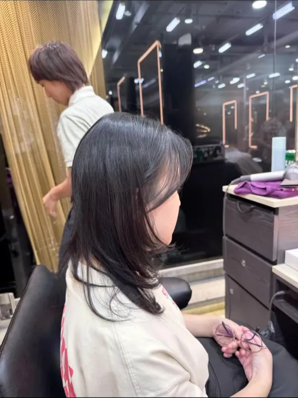 ##koreanhairstyles ##koreanhaircut ##Korean 髮型美甲作品
