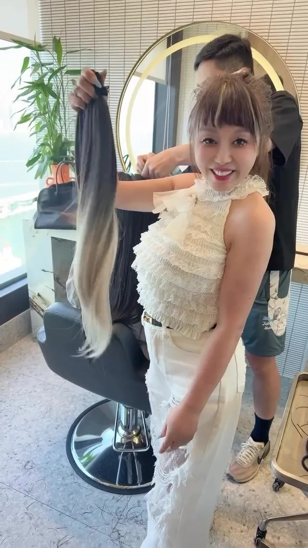 ##MissFitness ##MongKokHairExtensions ##TinShuiWaiHairExtensions 髮型美甲作品