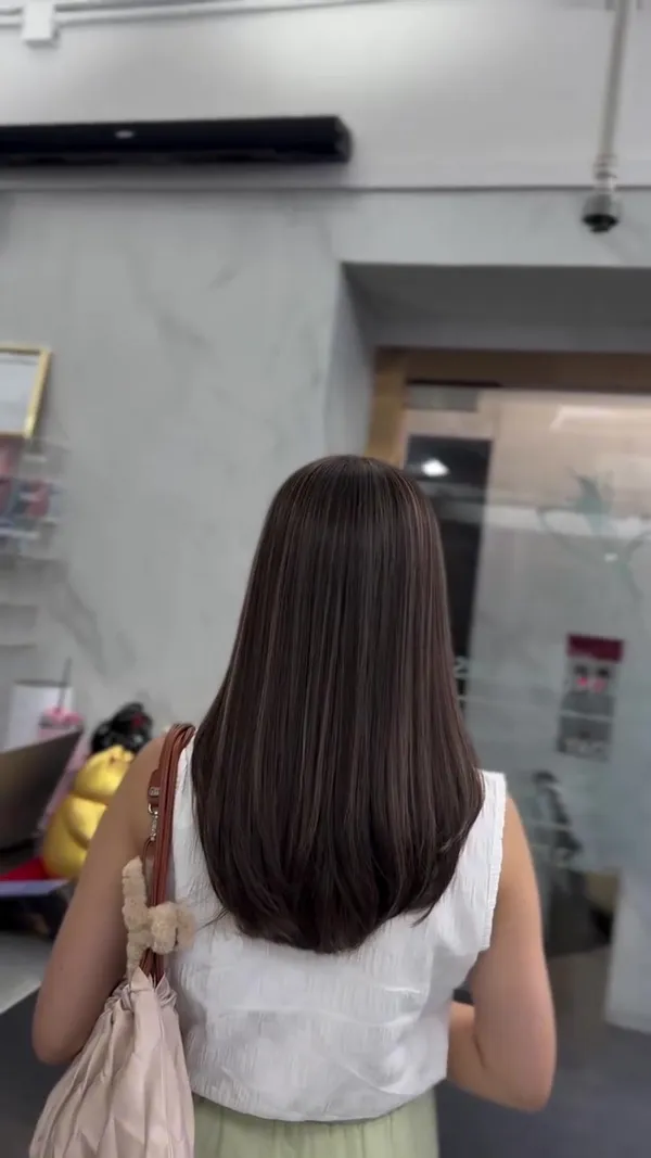 ##Highlights ##HairColouring ##highlights 髮型美甲作品