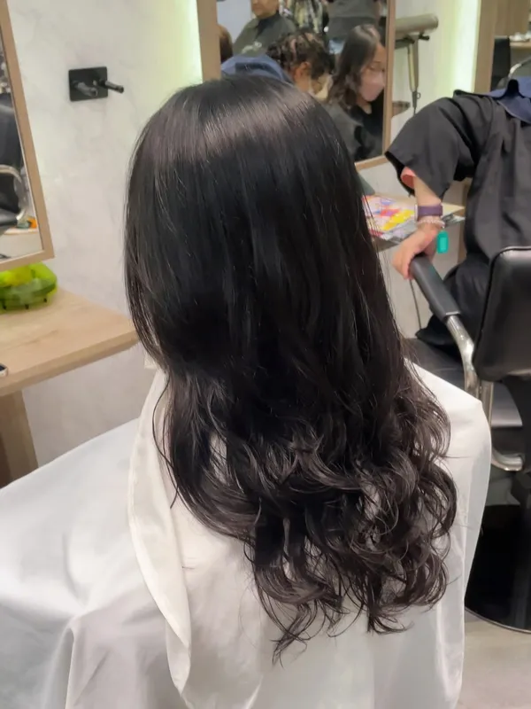 mellau_hair ##Goddess3DPerm ##BlowDry ##ShaTinHairstylist 髮型美甲作品 (2)