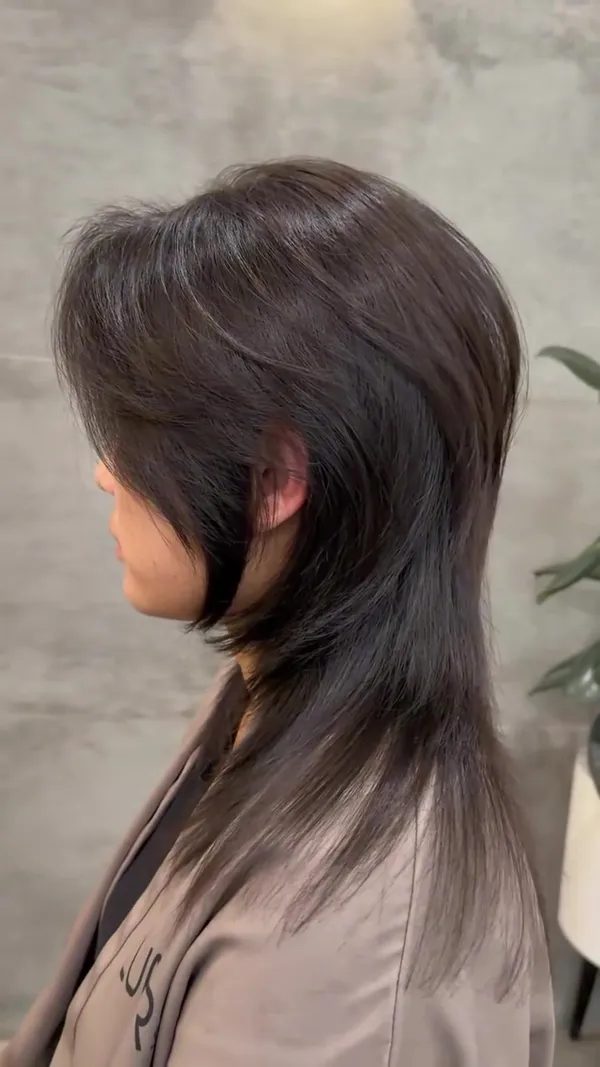##WomensMullet ##MulletHaircut ##MulletHair 髮型美甲作品