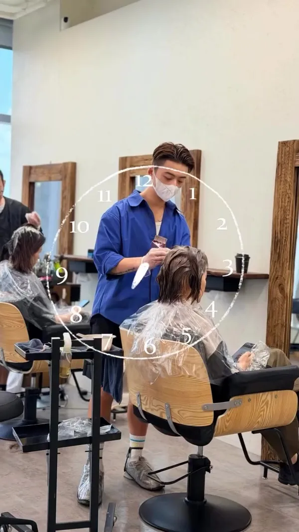 ##commahairstudio ##KwunTongHairSalon ##HongKongHairStudio 髮型美甲作品