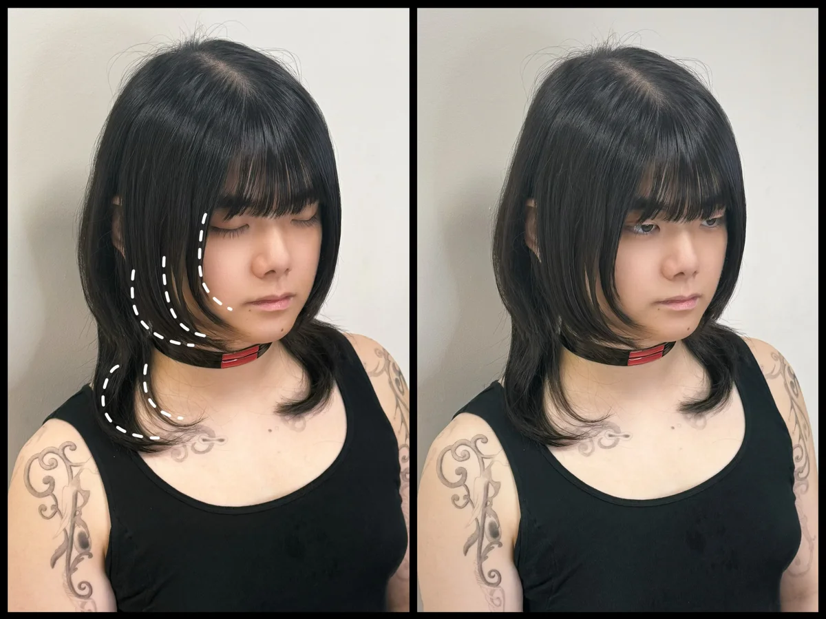 bo_bohair ##haircut ##hairstylist ##JapaneseStyleHaircut 髮型美甲作品 (1)
