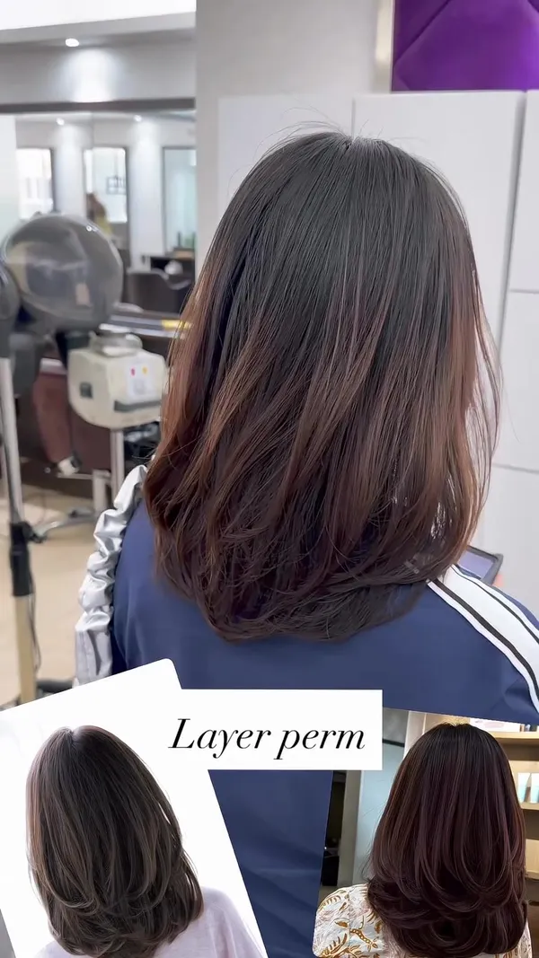 wilxhair ##FaceSlimmingFringe ##Perm ##Fringe hair & nail work