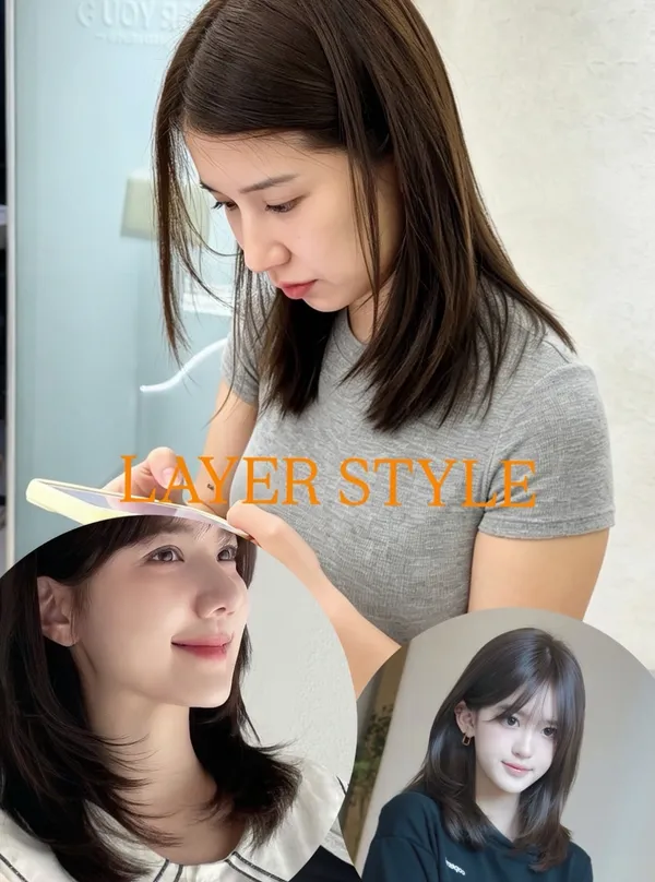 wilxhair ##FaceSlimmingBangs ##Layers ##Bangs 髮型美甲作品