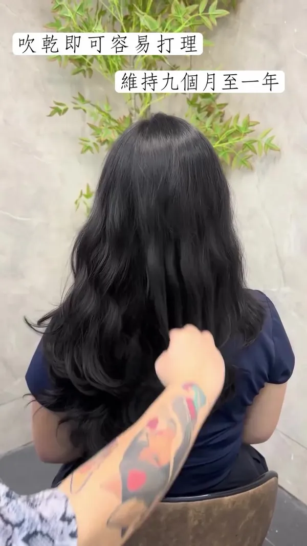##Perm ##Bangs 髮型美甲作品