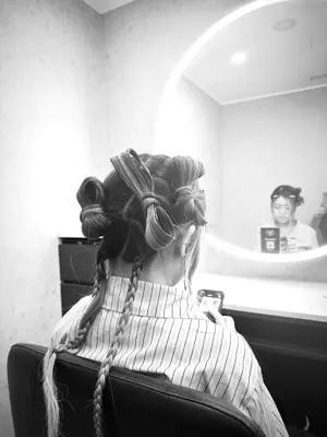 ##koreanhairstyles ##koreanhaircut ##KoreanHairColour 髮型美甲作品