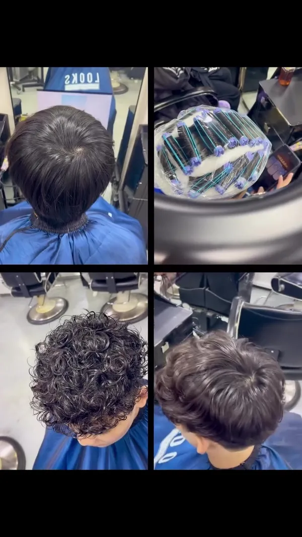 ##GlossyMirrorTreatment ##WinHairStylist ##TaiPoSalon 髮型美甲作品
