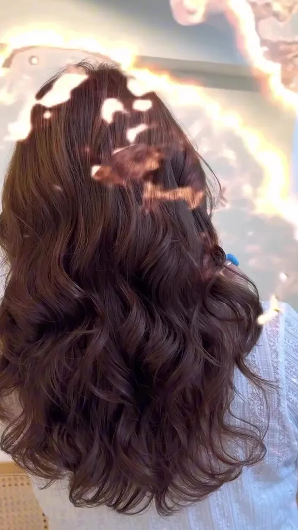 ##Perm ##StylingPerm ##LazyCurls 髮型美甲作品