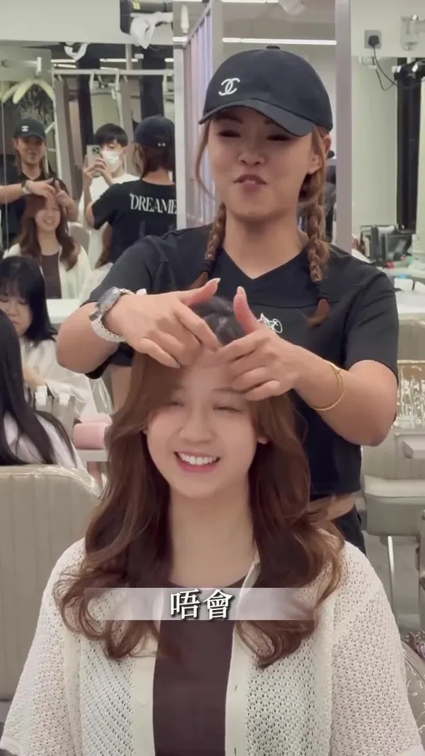##HongKongHairstylist ##HongKongFemaleHairstylist ##HongKongPerm 髮型美甲作品