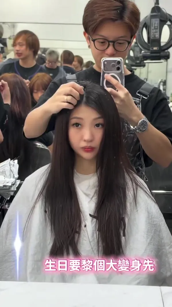 ##TuenMunHairstylist ##TsimShaTsuiHairstylist ##HongKongStylePerm 髮型美甲作品