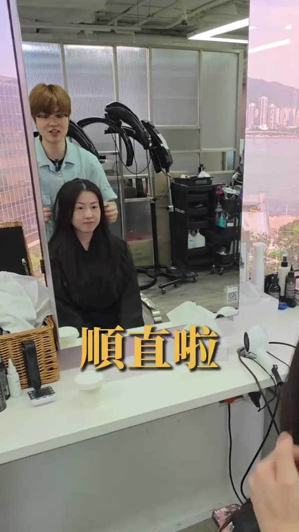 ##HairStylist ##Perm ##LongHairPerm 髮型美甲作品