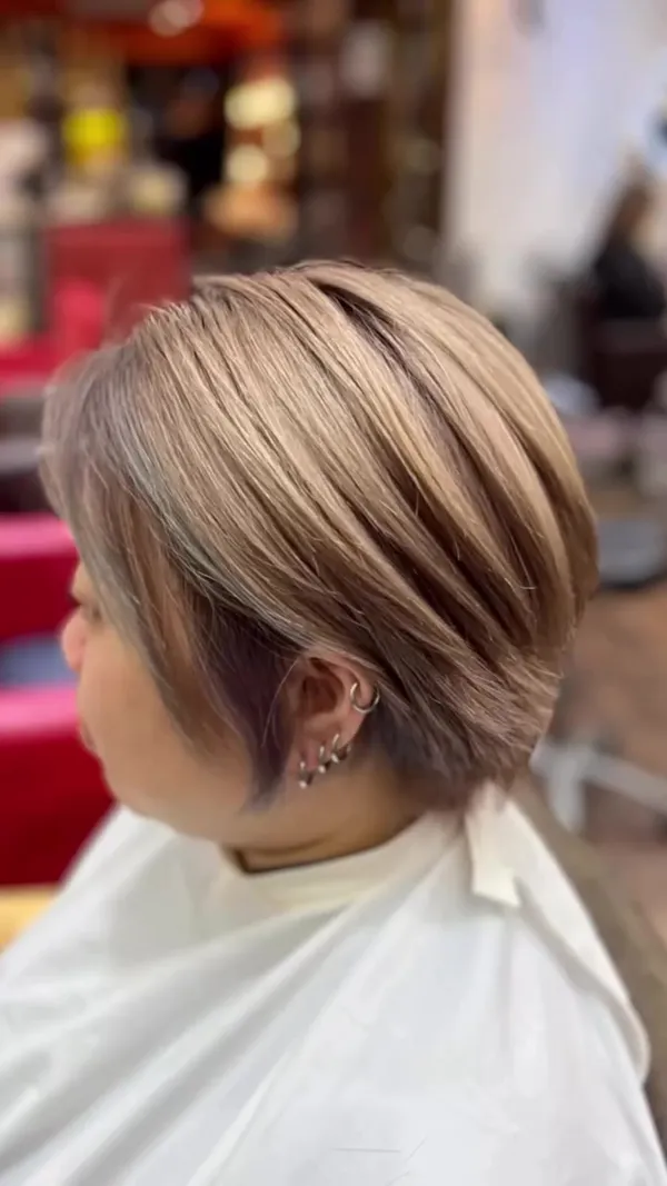 ##JoeyLeeDailyWork ##ShortHairStyle ##JapaneseShortHair 髮型美甲作品