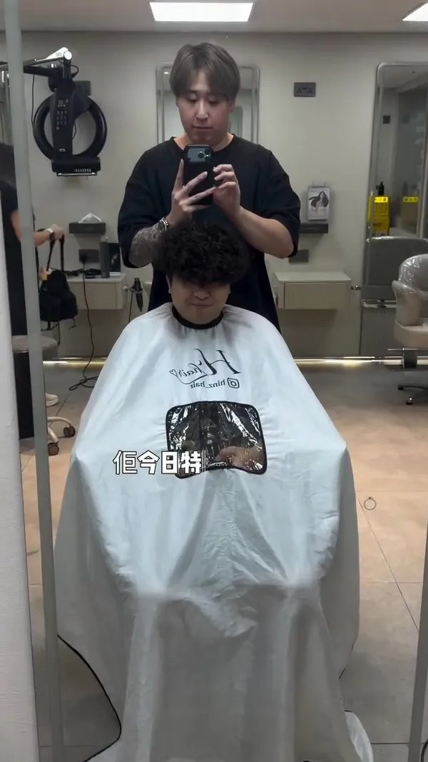 ##TsuenWanHairstylist ##MensHairstyle ##AmericanCrop 髮型美甲作品