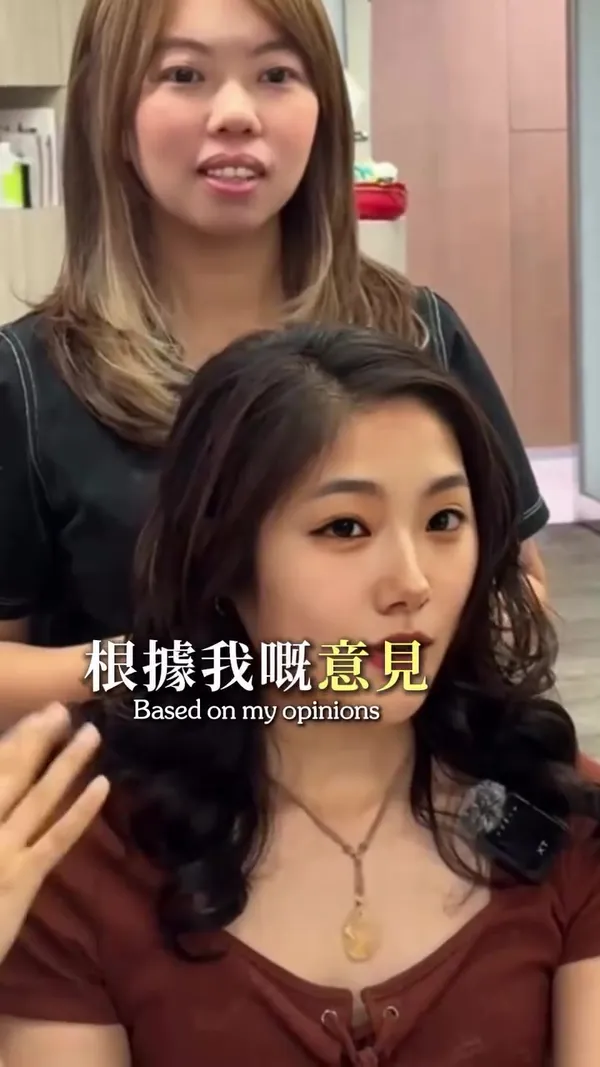 ##TsimShaTsuiHairSalon ##FemaleHairstylist ##goldilocks 髮型美甲作品