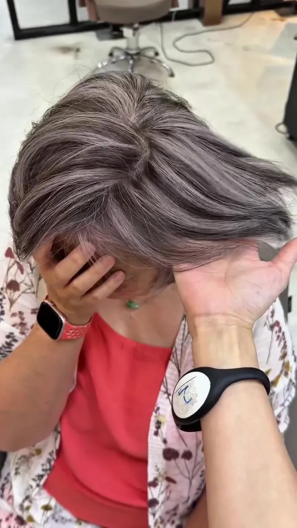 ##FemaleHairstylist ##YuenLongHairSalon ##YuenLongHairstylist 髮型美甲作品