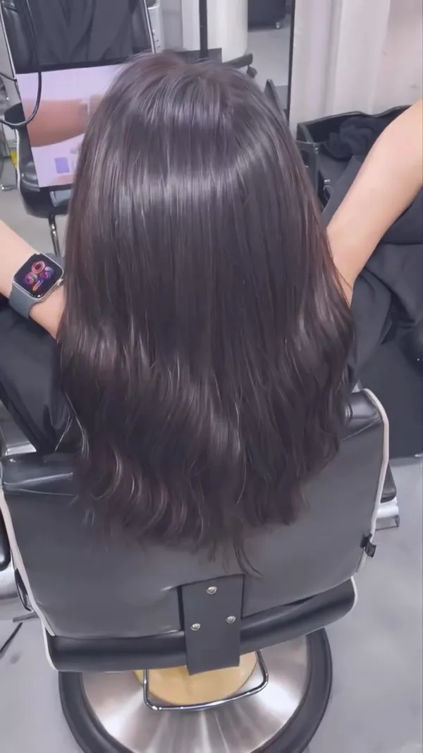 ##MirrorGlossHairTreatment ##WinHairStylist ##TaiPoSalon 髮型美甲作品