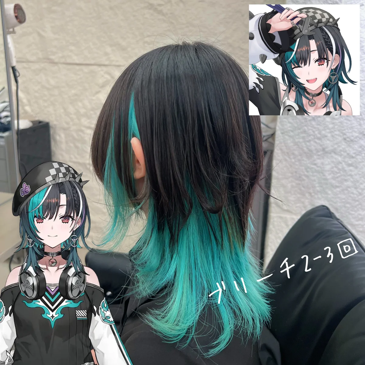 lu_hairrrstylist ##JapaneseStyleBleach ##HongKongHairColoring ##OshiColor 髮型美甲作品 (1)