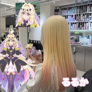 ##JapaneseBleach ##HongKongHairColor ##PreCure 髮型美甲作品