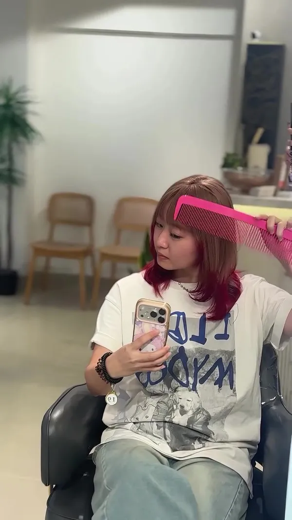 ##TaiWaiHairSalon ##TaiWaiHairColouring ##TaiWaiBleachDye 髮型美甲作品