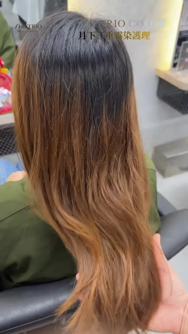 ##MOONTRIOCOLOR ##TripleMistDye ##MoonlitBeautyHairOil 髮型美甲作品