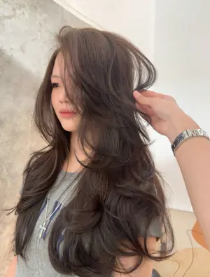 ##TaiWaiHairstylist ##NoBleachHairColor 髮型美甲作品